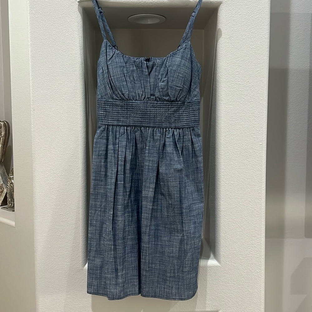 B.Smart Denim Dress